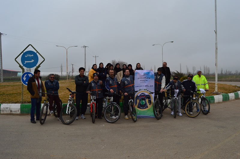 برگزاری مسابقه دوچرخه سواری بین کارکنان شبکه بهداشت و درمان شهرستان مانه و سملقان